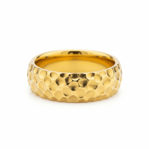 Textured Gold Ring